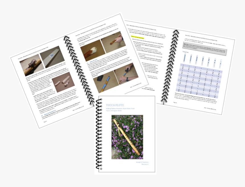 Yucca Flute Book Available Printed And Bound, Or As - Brochure, HD Png Download