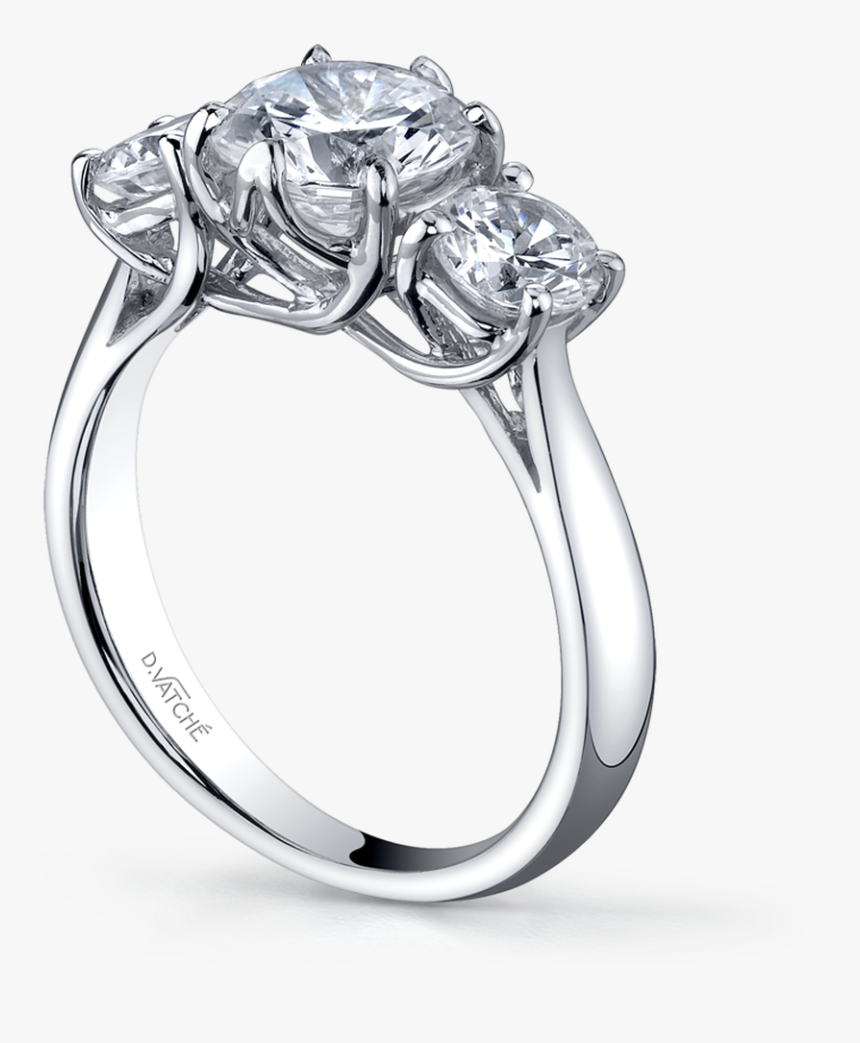 Vatche 3 Stone Royal Crown Engagement Ring - Pre-engagement Ring, HD Png Download