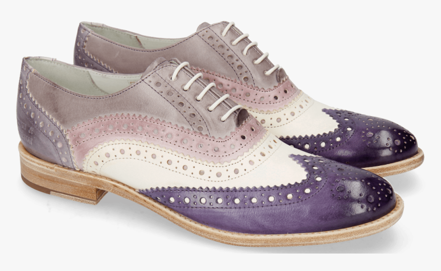 Oxford Shoes Amelie 10 Vegas Violet White Light Purple - Shoe, HD Png Download