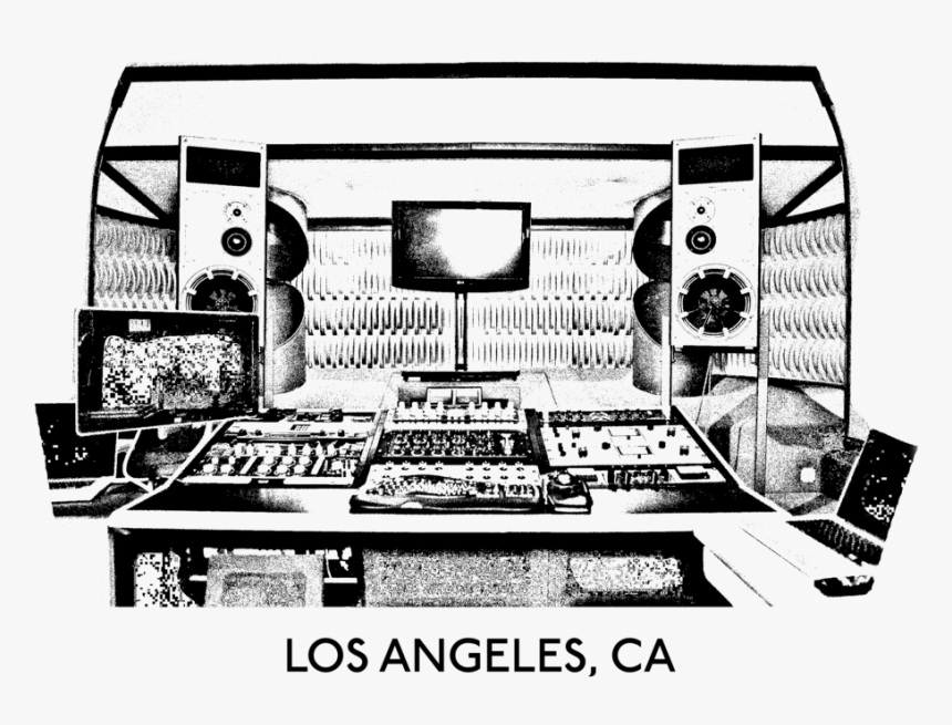 Los Angeles Studio V2 - Monochrome, HD Png Download