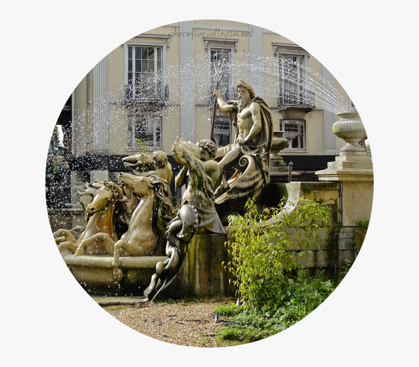 Sculpture Of Neptune, The Ancient Roman God Of Sea - Statue, HD Png Download