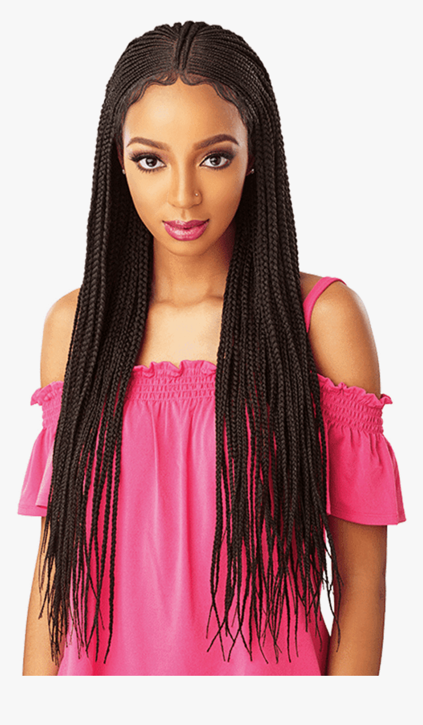 Sensationnel Fulani Cornrow Wig, HD Png Download