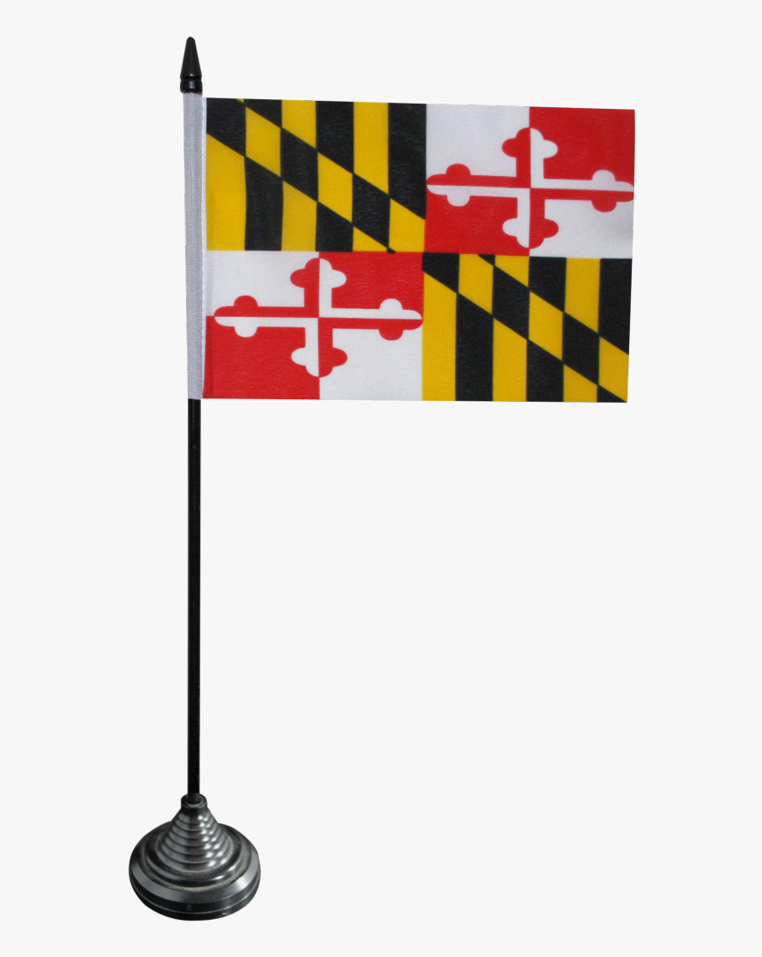 Usa Maryland Table Flag - Maryland State Flag, HD Png Download