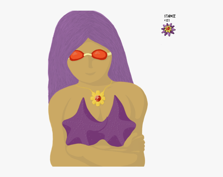 Starmie Gijinka - Illustration, HD Png Download