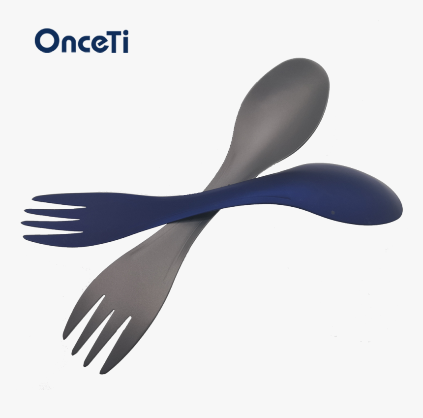 Titanium Ultra-light Spork With 2 In - Fork, HD Png Download