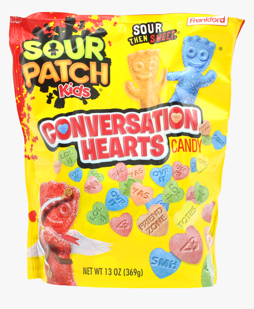 Sour Patch Kids Conversation Hearts, HD Png Download