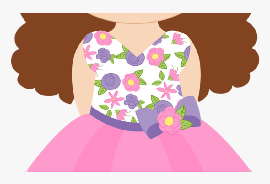 Spring Shabby Chic 4png Clip Art, Dolls And Template - Cute Girl In Spring Clipart, Transparent Png