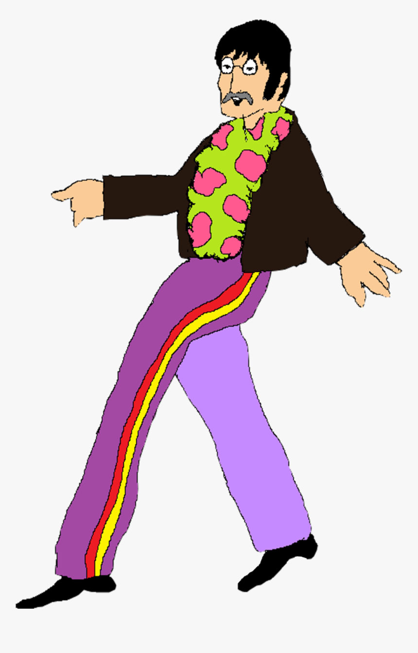 John Lennon - John Lennon Yellow Submarine Cartoon, HD Png Download