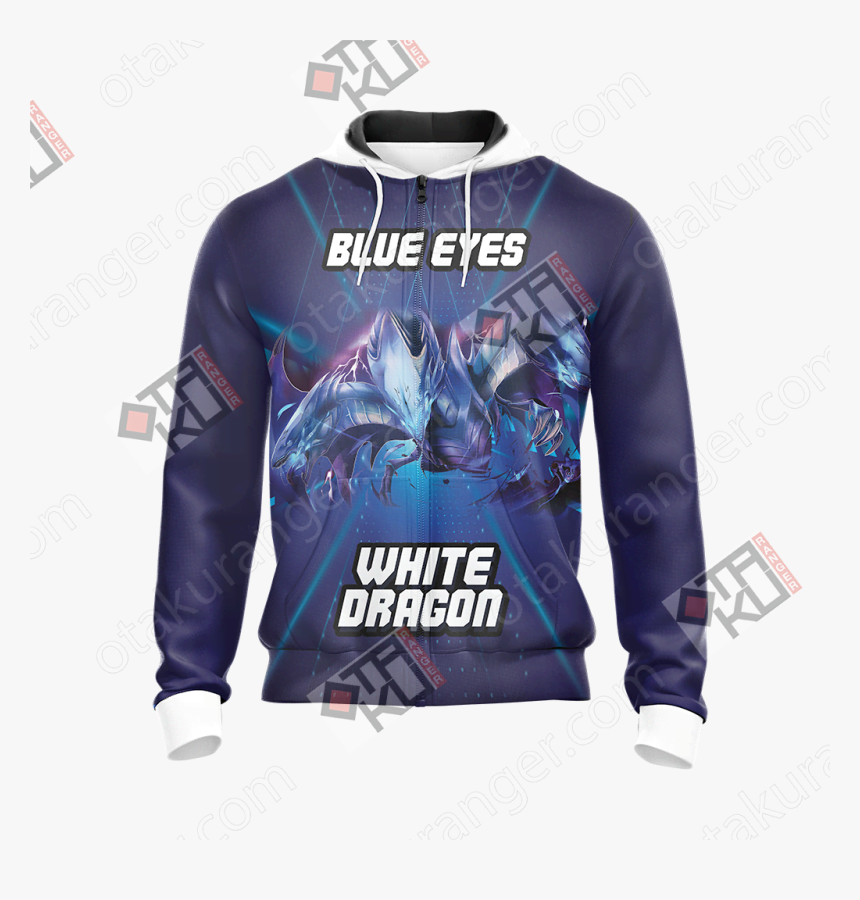 Yu Gi Oh Blue-eyes White Dragon New Style Unisex 3d - Hoodie, HD Png Download