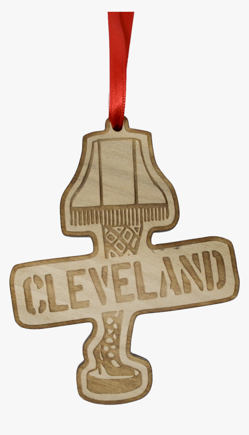 Cleveland Lamp Wood Ornament [tag] - Cross, HD Png Download