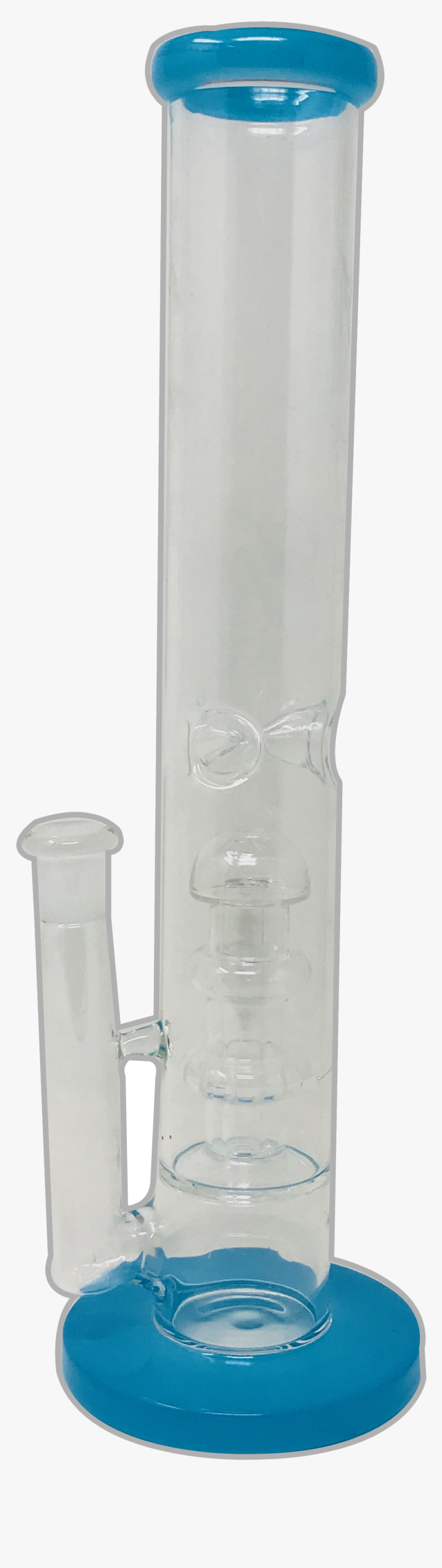 Straight Transparent Perc Bong - Pint Glass, HD Png Download