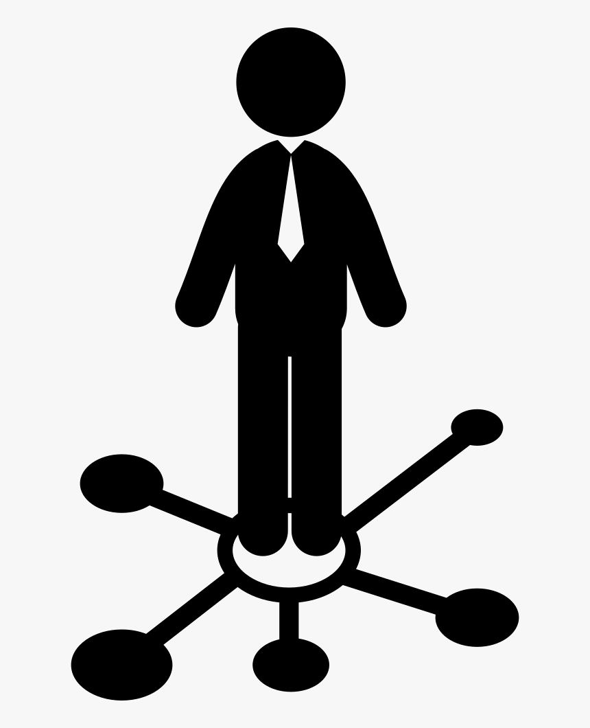 Freeuse Stock Businessman Clipart Ideal Man - Stick Figure With Briefcase, HD Png Download