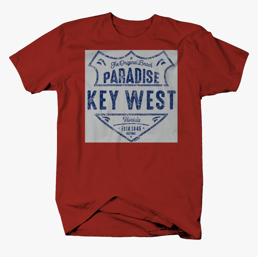 The Original Beach Key West Florida Ocean Waves - Active Shirt, HD Png Download