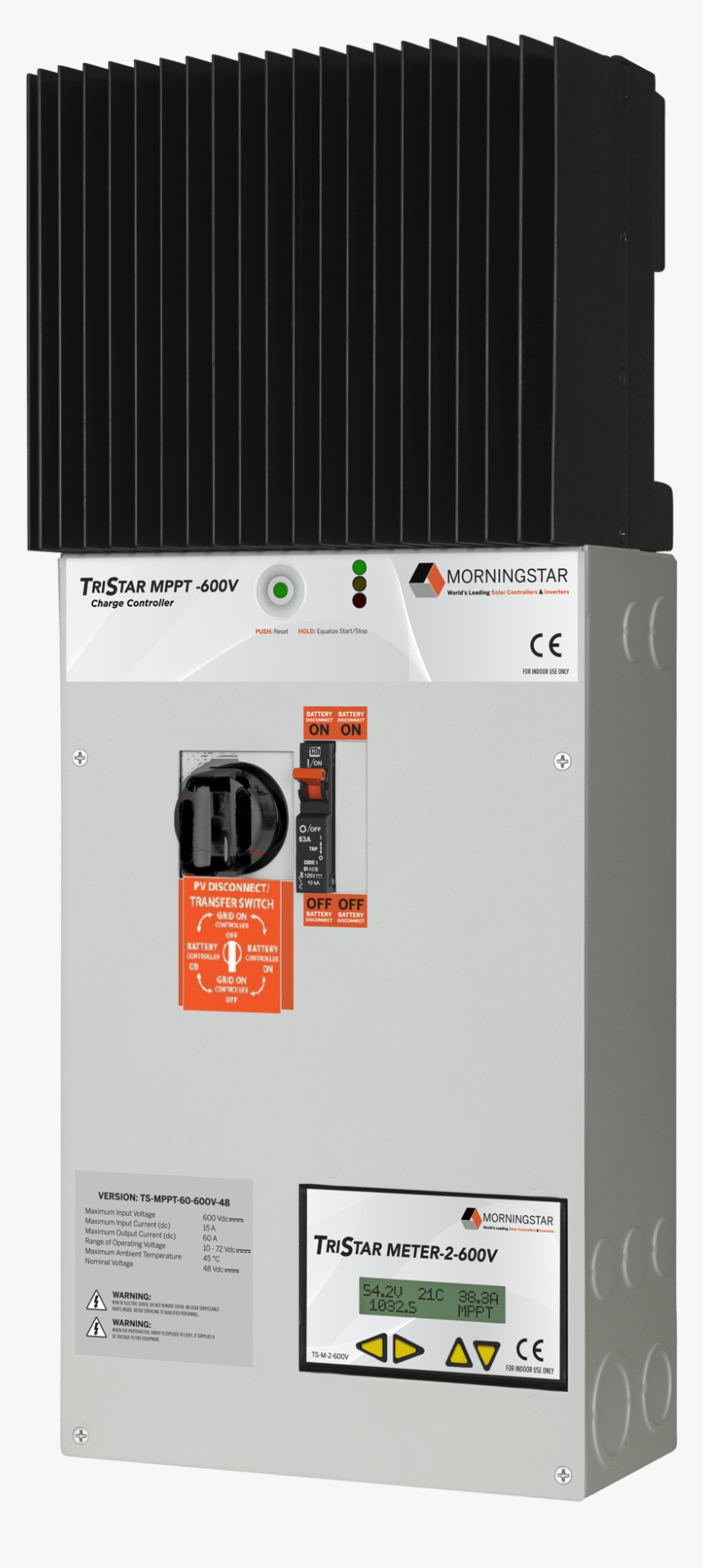 Tristar Solar Charge Controller 600v, HD Png Download