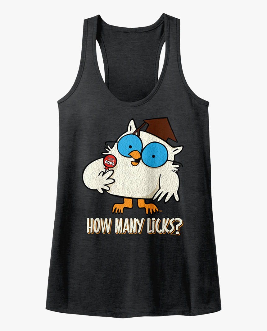 Owl How Many Licks Tootsie Pop Racerback Tank Top - Tootsie Pop, HD Png Download