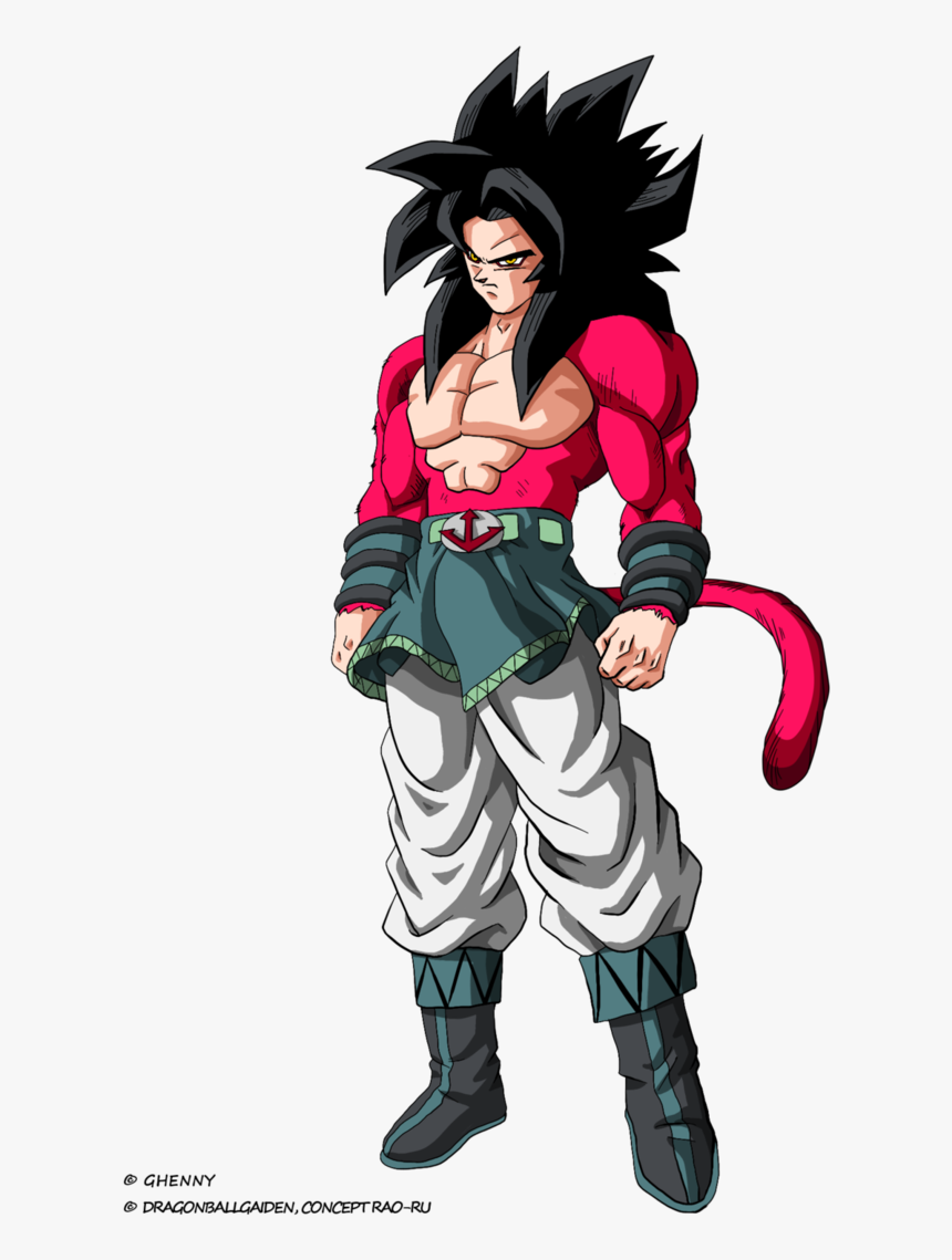 Db Gaiden Commission - Goku Xeno Ssj 4, HD Png Download