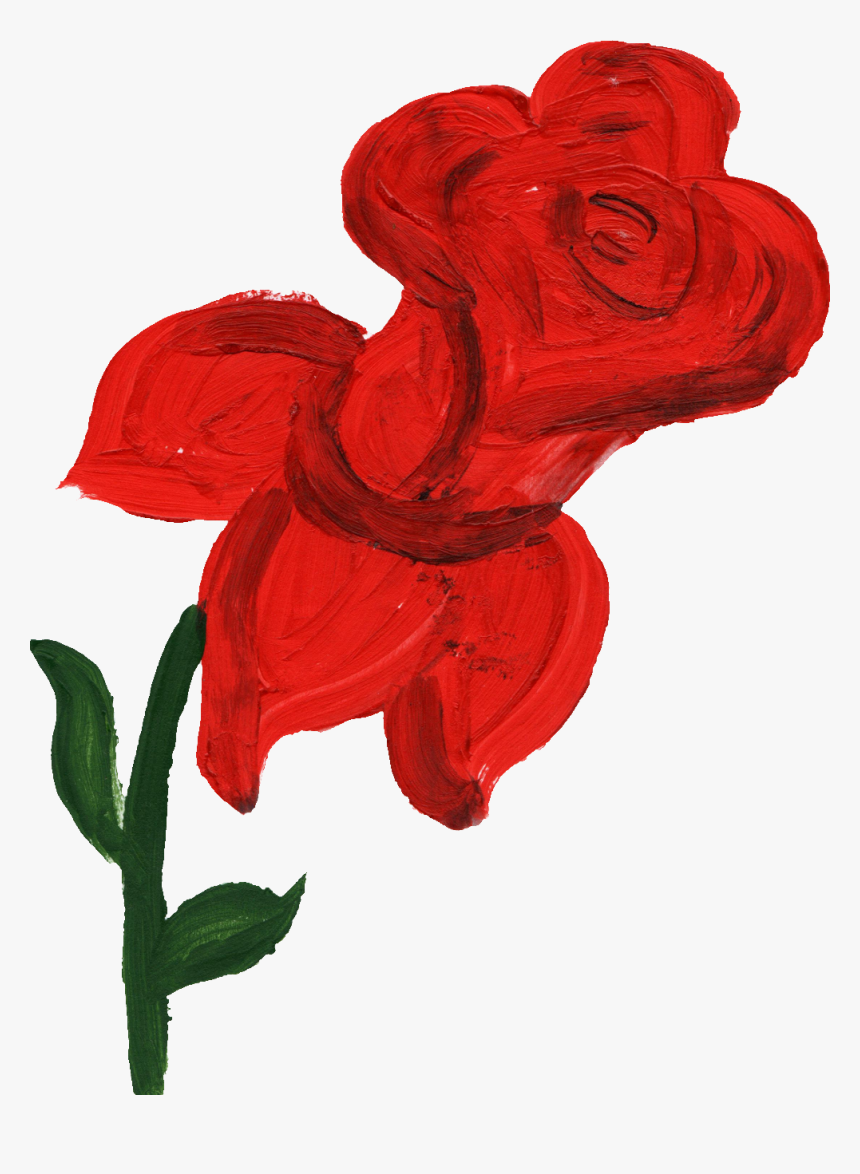 Rose Png Paint, Transparent Png