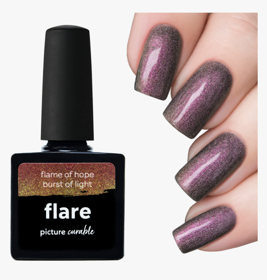 Flare Curable Lacquer - Poison Nail Polish, HD Png Download