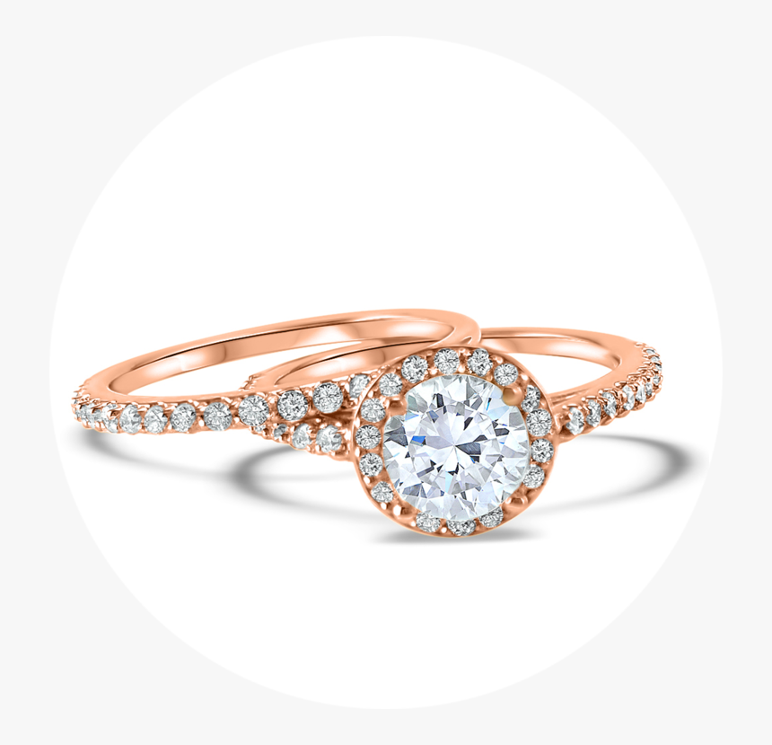 Halo Ring Png - Engagement Ring, Transparent Png