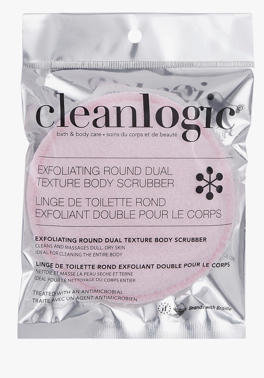 Cleanlogic Exfoliating Body Scrubber, HD Png Download