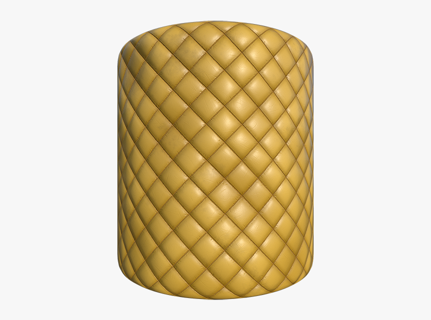 Yellow Padded Jacket And Bubble Coat Texture, Seamless - Lampshade, HD Png Download