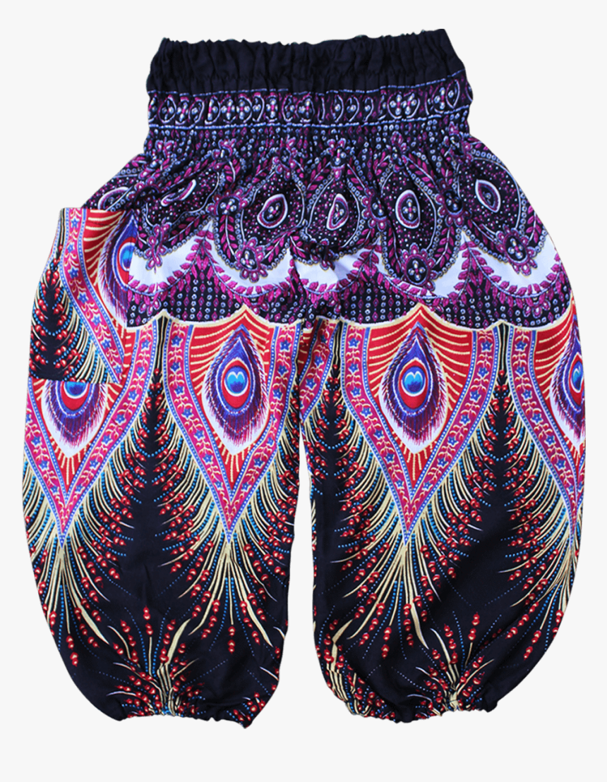 Black Flare Kids Harem Pants From Bohemian Island - Miniskirt, HD Png Download