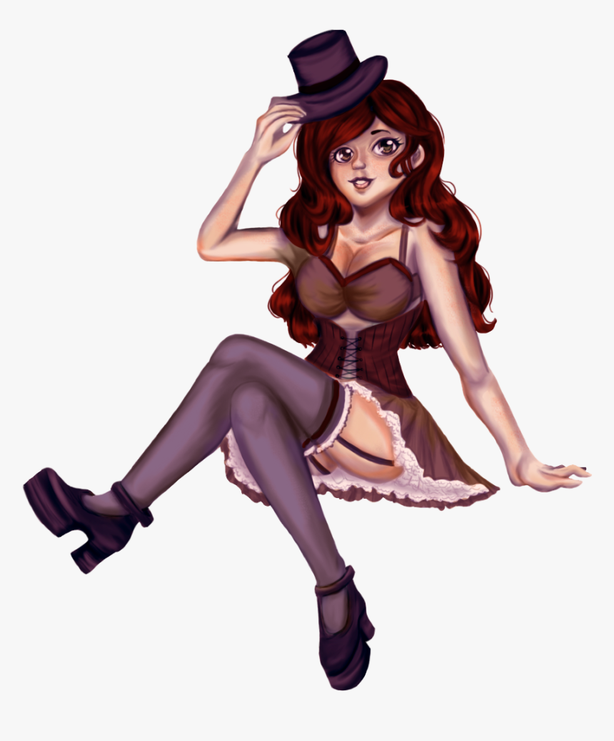 Pin Up Girl - Cartoon, HD Png Download