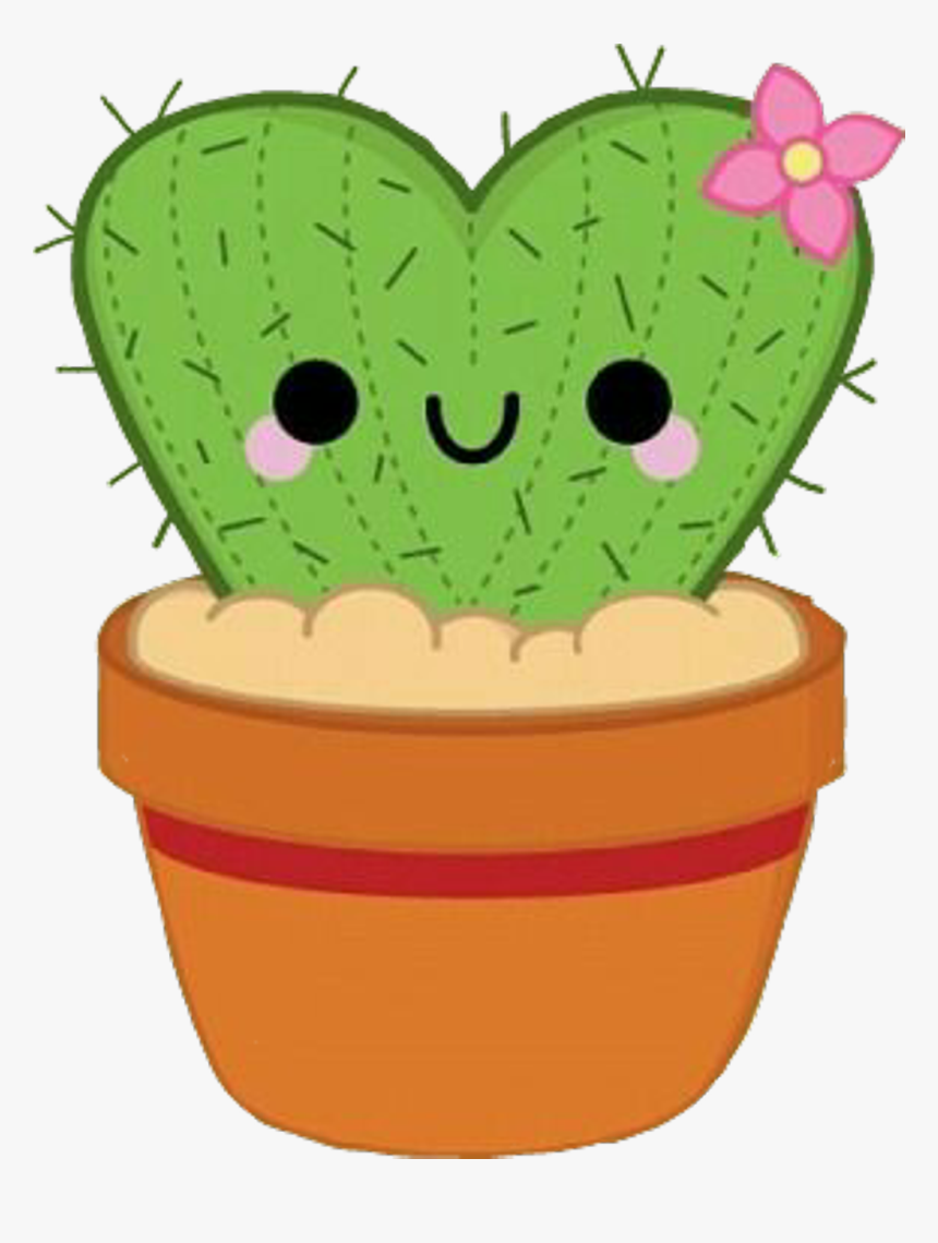 #cute #cacti #cactus #love #awesome #cool #fun - Cute Cactus Clipart Png, Transparent Png