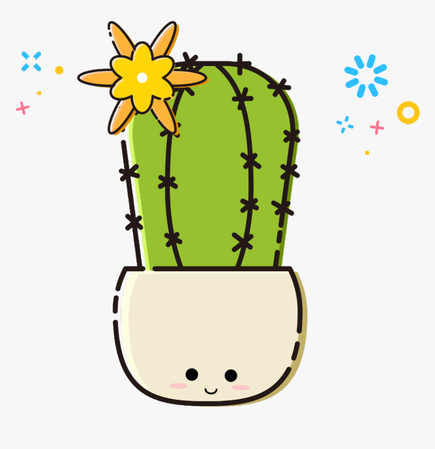 ##cactus #🌵 #png #remixit #sccacti #cacti - Cartoon, Transparent Png