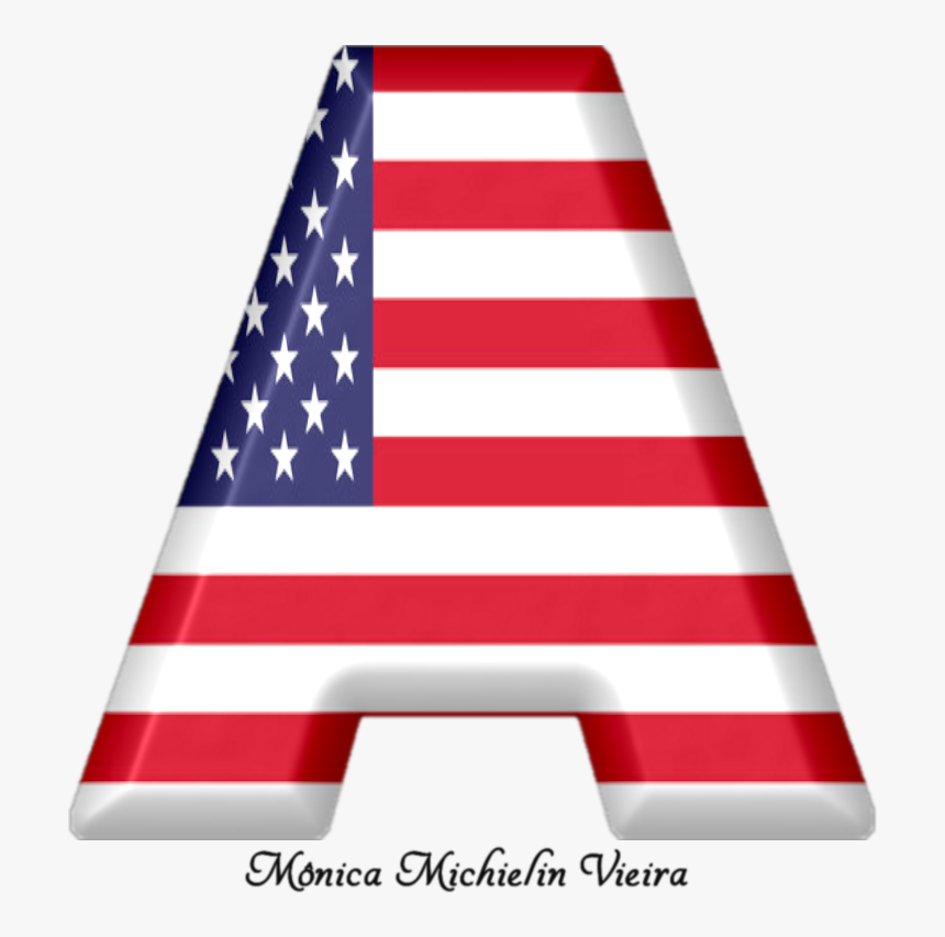 Alfabeto Bandeira Eua, HD Png Download