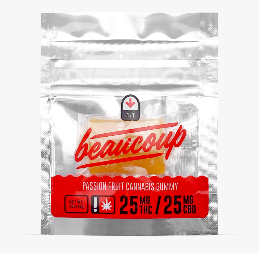 Beaucoup Edibles Candy Passion Fruit Gummy - Lager, HD Png Download