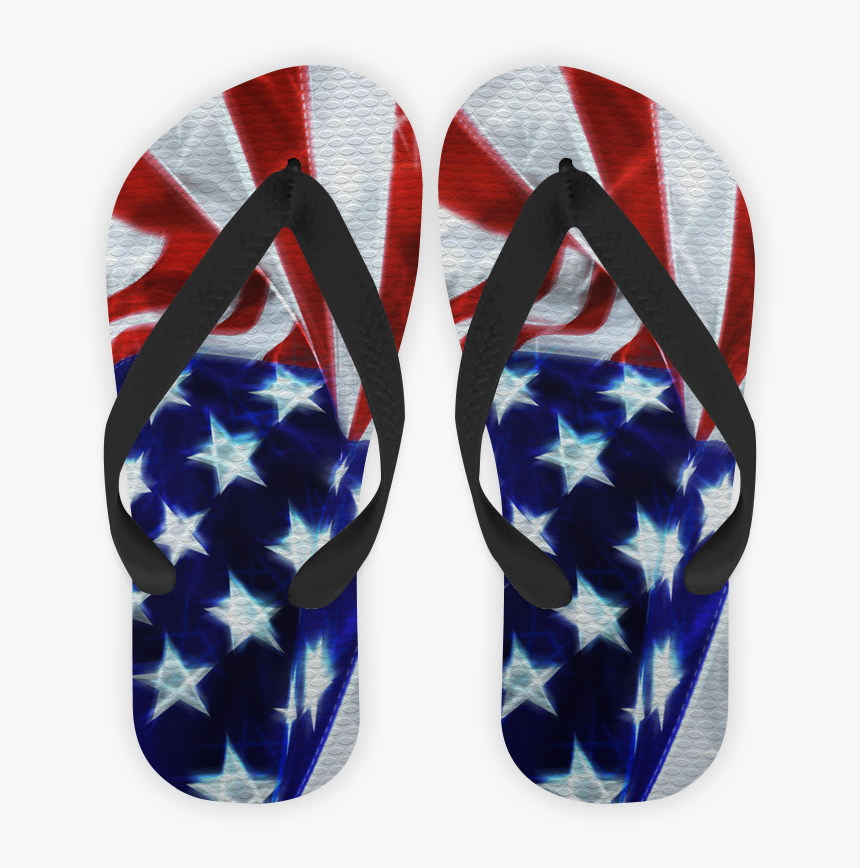 Chinelo Bandeira Usa De Lillyartsna - Flip-flops, HD Png Download