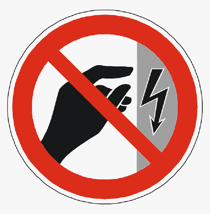 Electricity Danger Symbol - Administrative Controls Examples, HD Png Download