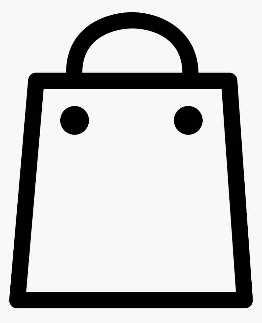 Lost Is Not Selected - Store Bag Icon White Png, Transparent Png