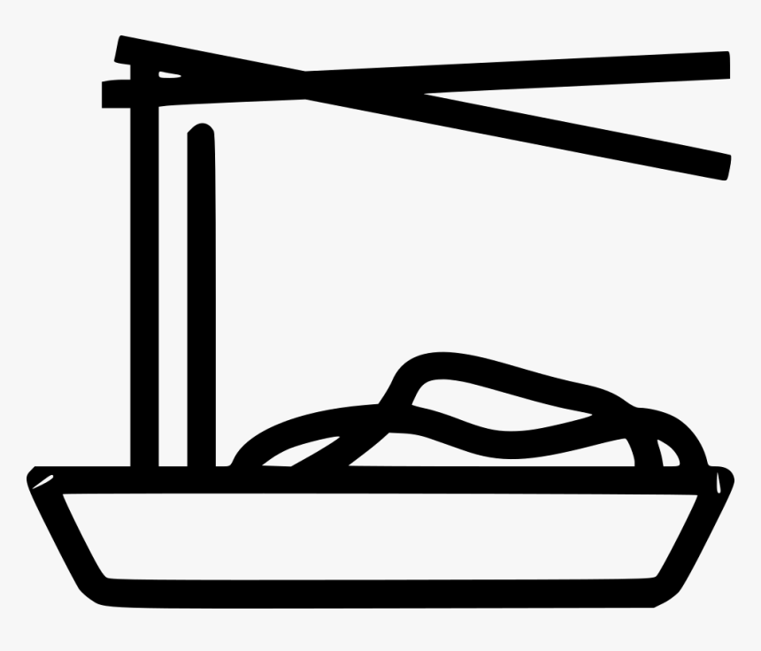 Noodles Chopstick Dish Plate - Noodle, HD Png Download