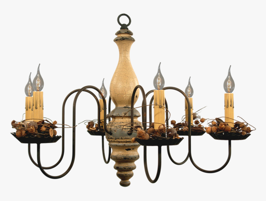 Katie S Handcrafted Lighting Anderson House Wood Chandelier - Chandelier, HD Png Download