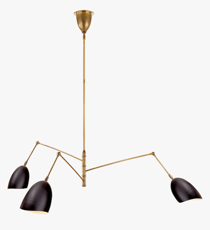 Sommerard Large Triple Arm Chandelier In Hand Rubbed - Sommerard Chandelier, HD Png Download