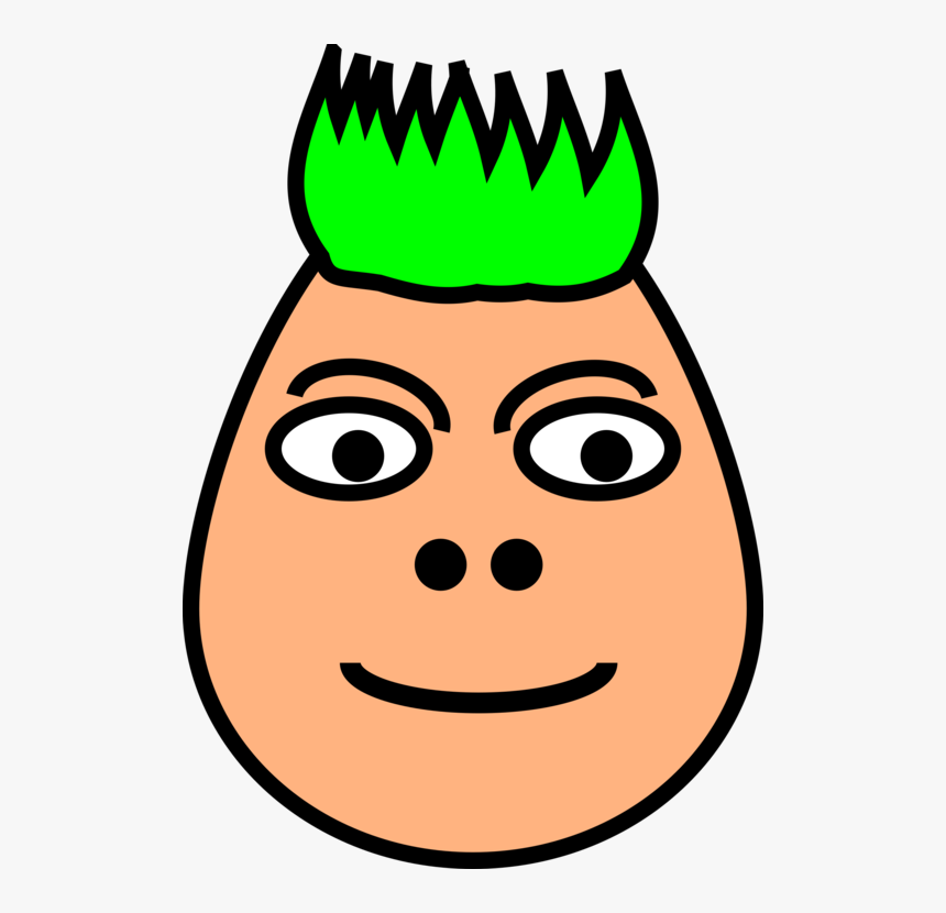Head,food,cheek - Egg With Red Hair, HD Png Download