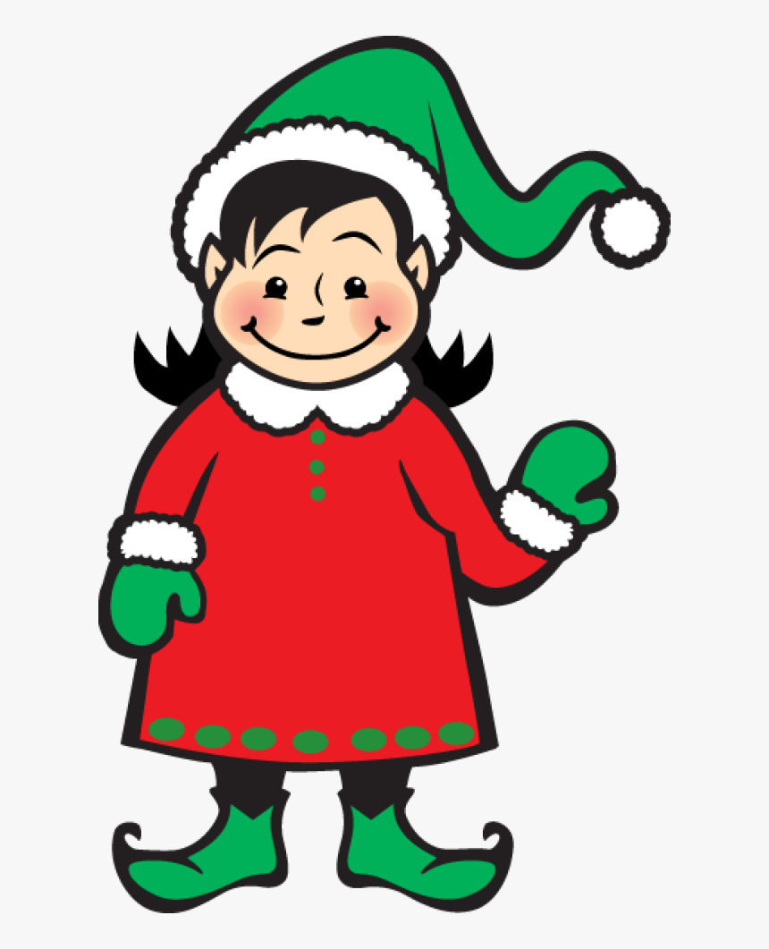 Clip Art Of Sugarplum Mary One Santas Elves Dixie Allan - Santa Elf Sugarplum Mary, HD Png Download