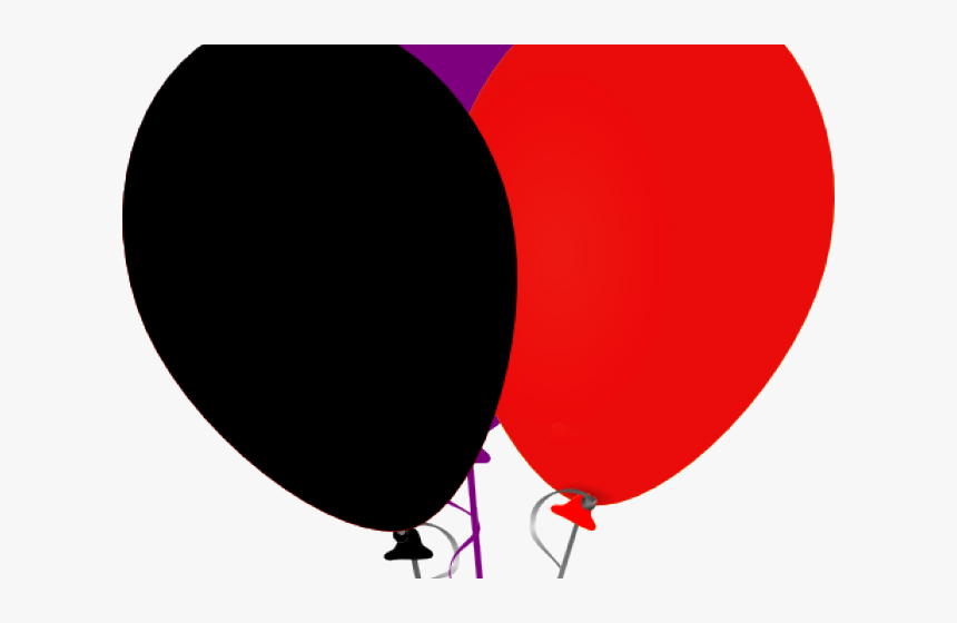 Black Balloons Cliparts - Balloon, HD Png Download