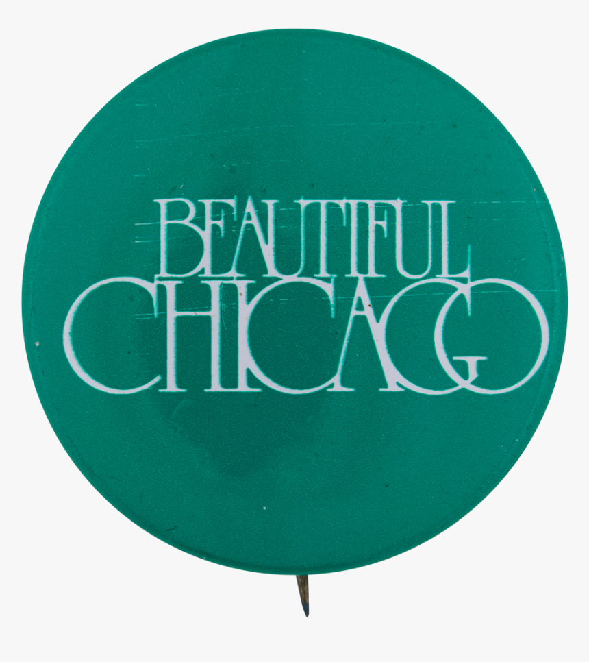 Beautiful Chicago Green Chicago Button Museum - Circle, HD Png Download