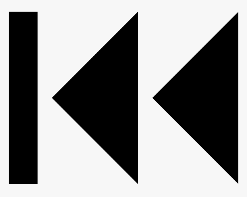 Rewind Symbol Comments - Rewind Button Png, Transparent Png