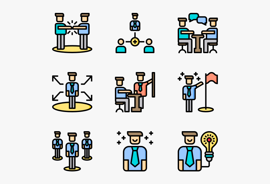 Group Discussion Icon Color, HD Png Download