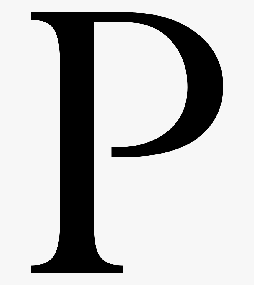 Roman P Font, HD Png Download