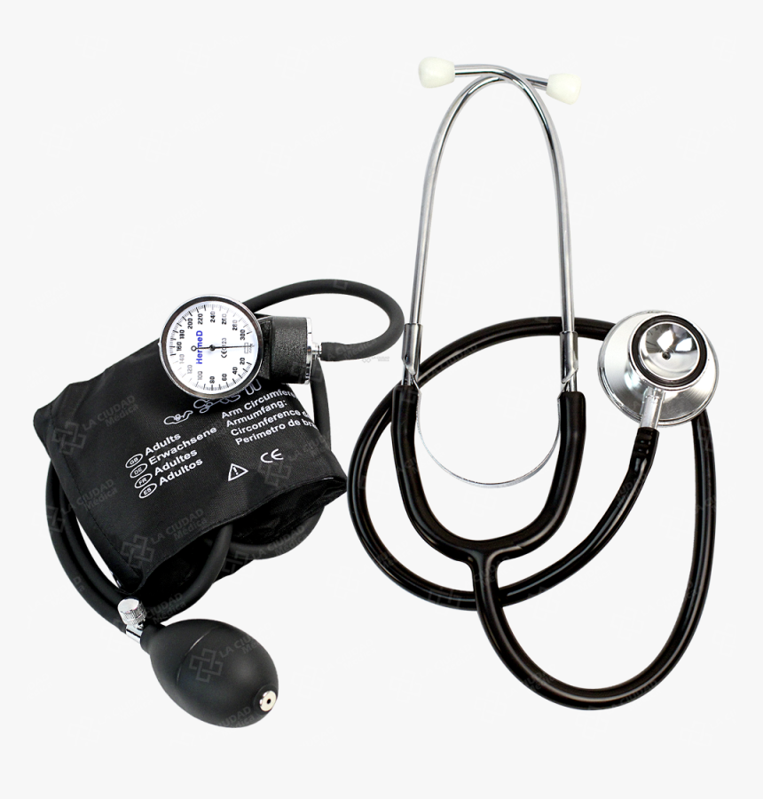 Kit Con Baumanómetro & Estetoscopio - Blood Pressure Monitor, HD Png Download