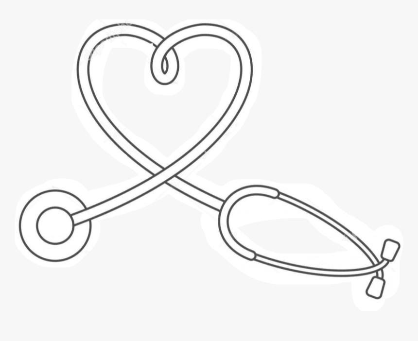 #estetoscopio #freetoedit - Heart, HD Png Download