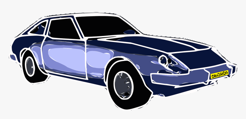 Blue Car Clip Art, HD Png Download