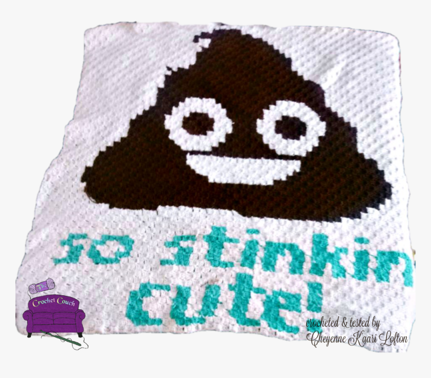 Stinkin Cute Baby Afghan, C2c Crochet Pattern - Crochet, HD Png Download