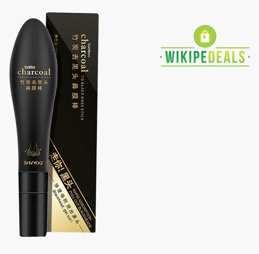 Bamboo Charcoal Blackhead Remover Stick - Makeup Brushes, HD Png Download