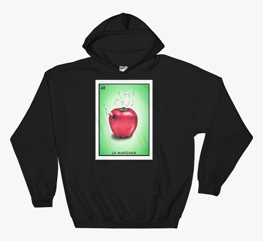 Unisex Hoodies La Manzana Mockup Front Flat Black - Kanye West Albums Hoodie, HD Png Download